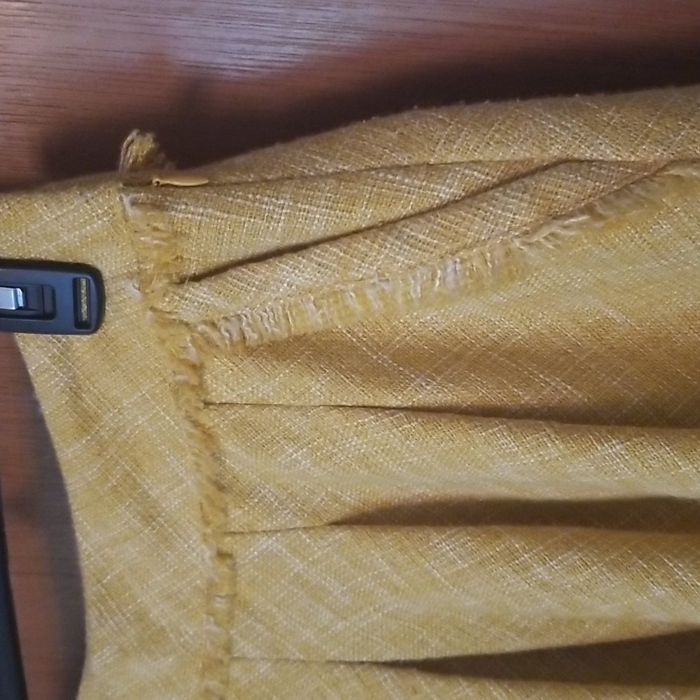 Anthropologie Maeve Yellow Aline Skirt sz 2 - Picture 2 of 6